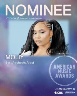 Moliy - Best Afrobeats Artist Nominee - AMA 2026