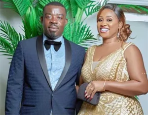 Richard Nii Armah Quaye (RNAQ) and ex-wife, Joana Coffie 