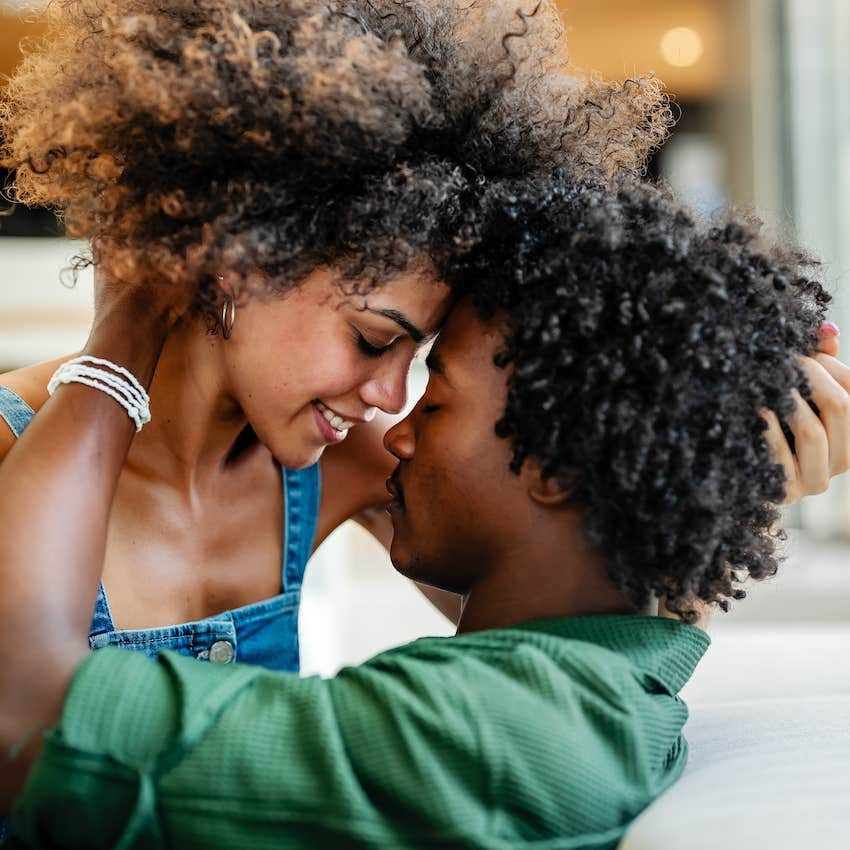 Romance between a man and a woman
